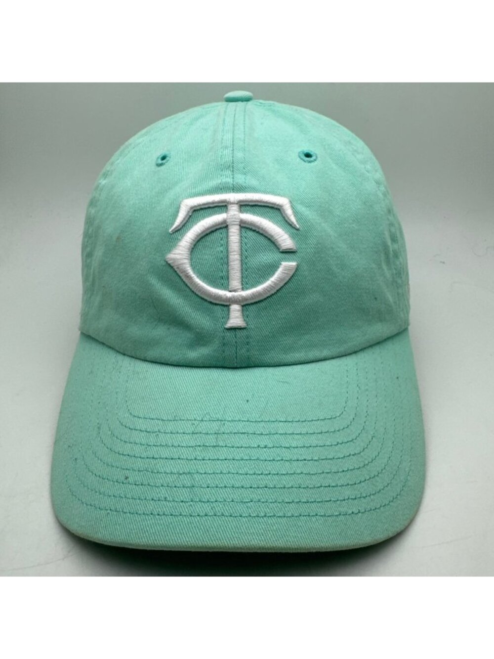 Minnesota Twins Baseball Cap Hat Women's MLB 47 Brand Adjustable Teal One Size